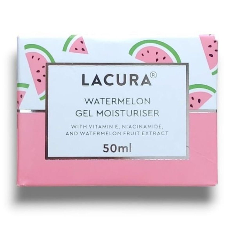 LACURA‎ Watermelon Gel Moisturiser Hydrating Vitamin E Niacinamide 50ml